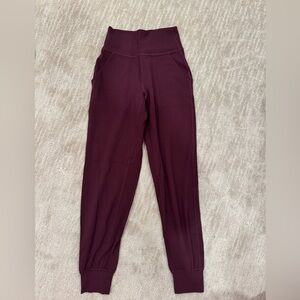 Lululemon Athletica Maroon Joggers